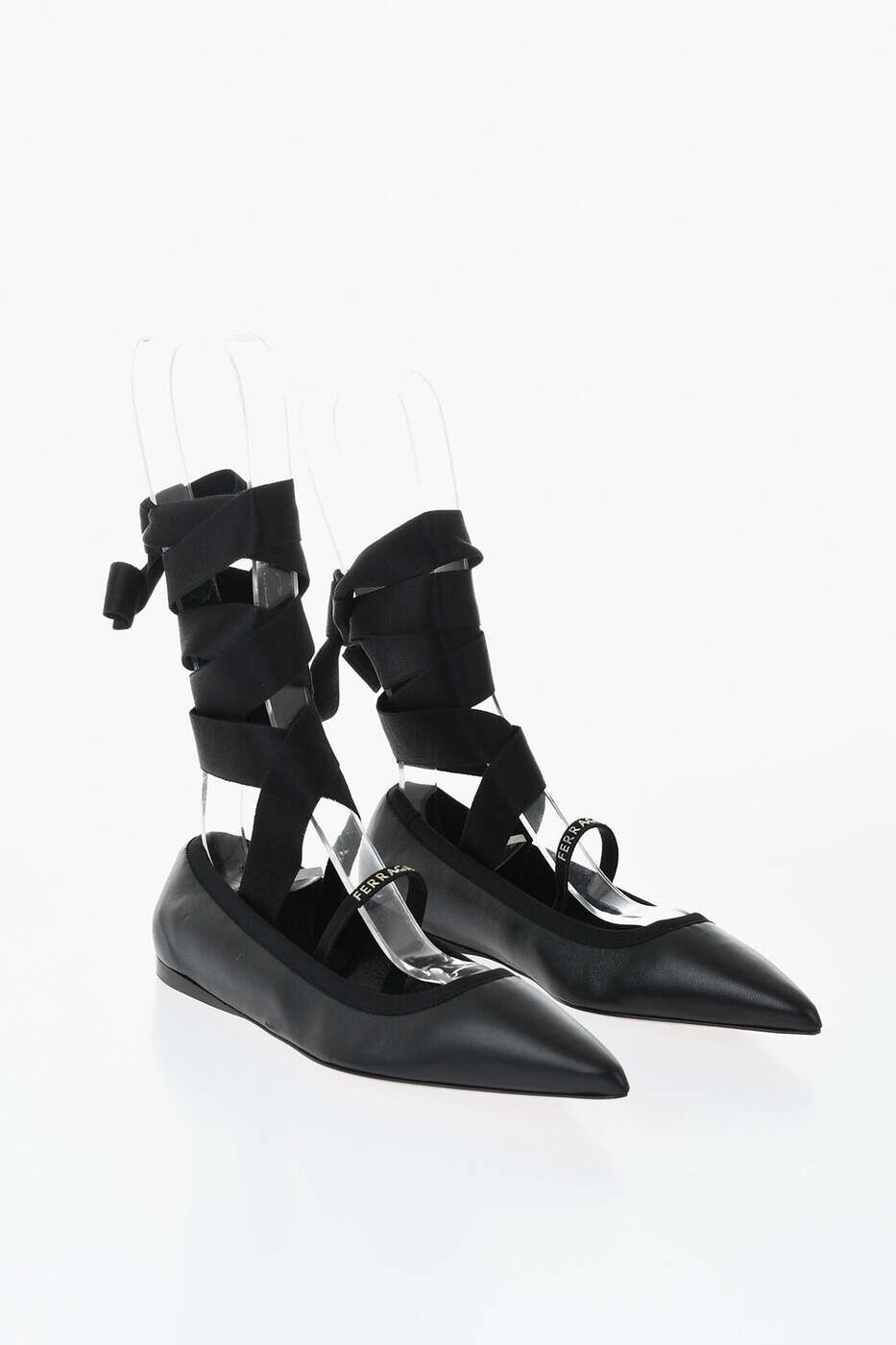 フェラガモ FERRAGAMO フラットシューズ フラットシューズ レディース ブラック Flat Shoes CARICE NAPPA SCAM 782673 関税 送料無料 dk