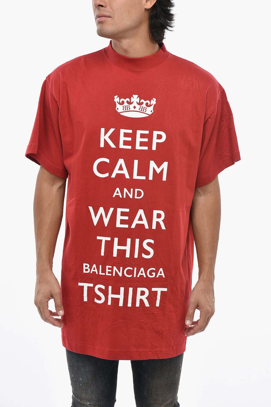 楽天市場】balenciaga（カラーレッド）（Tシャツ・カットソー