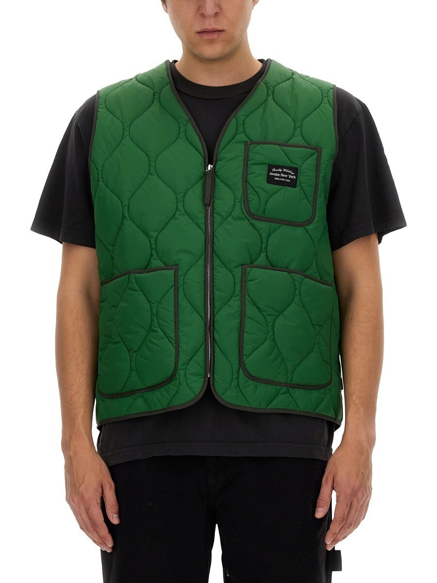 アウェイク ニューヨーク AWAKE NY ジレ ベスト メンズ グリーン Vests 313041 関税 送料無料 ラッピング無料 2024SS el