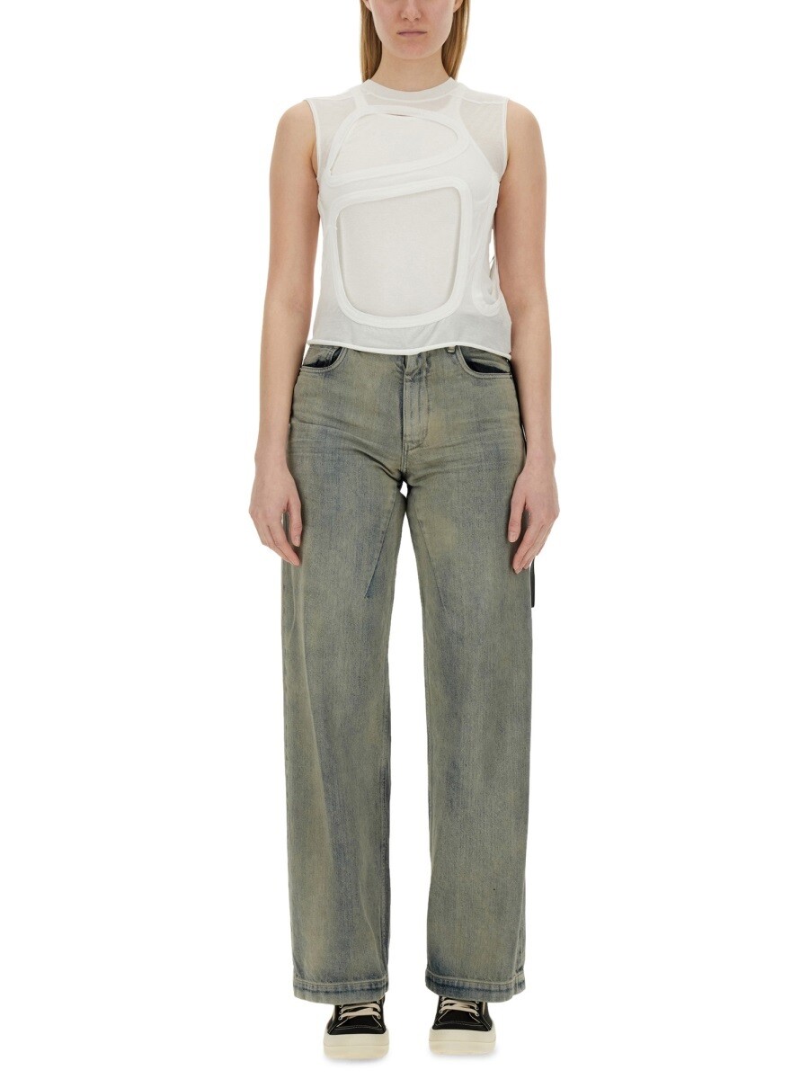 樂天商城 - リック・オウエンス・ダークシャドウ RICK OWENS DRKSHDW Tシャツ トップス レディース ホワイト T-shirts and tops 317730 関税 送料無料 2024SS el