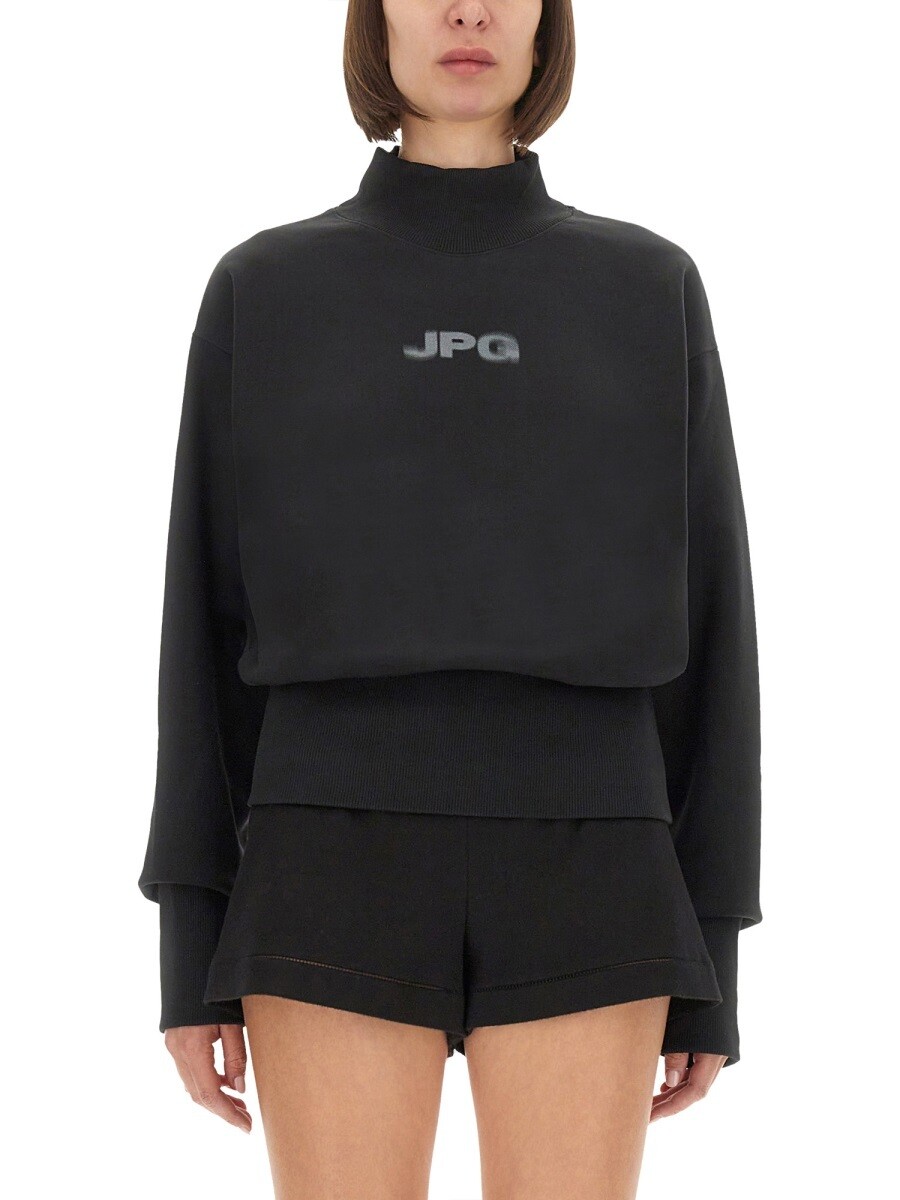 �����ݡ��롦������� JEAN PAUL GAULTIER �ȥ졼�ʡ� ��ǥ����� �֥�å� Sweatshirts 373216 ���� ����̵�� ��åԥ�...
