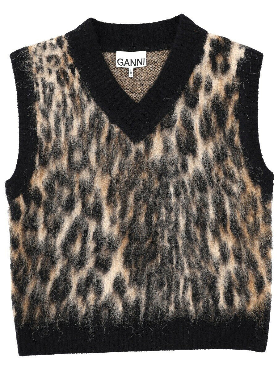 ガニー GANNI ジレ ベスト レディース Vests 374875 関税 送料無料 ラッピング無料 2025AW el