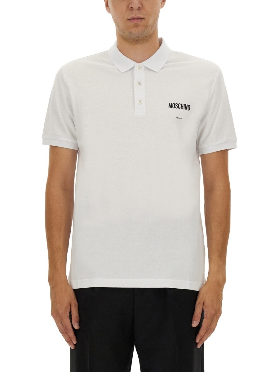 �⥹������ MOSCHINO �ݥ������ ��� �ۥ磻�� Polo shirts 376164 ���� ����̵�� ��åԥ�̵�� 2025AW el