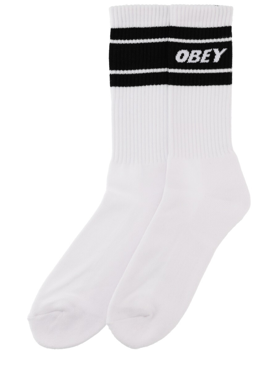 オベイ OBEY 靴下 ソックス メンズ ホワイト Socks 376968 関税 送料無料 2025AW el