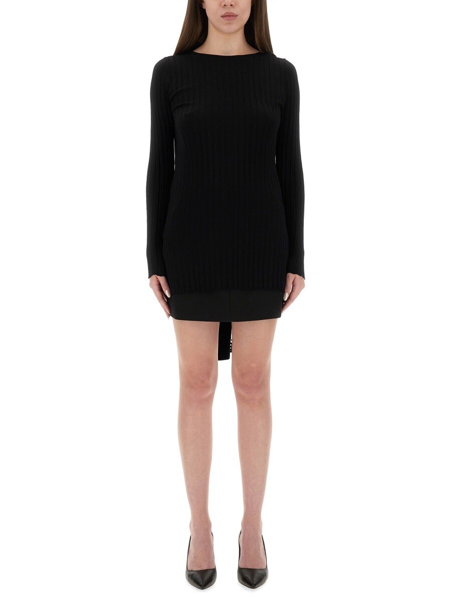 Rakuten - モスキーノ ジーンズ MOSCHINO JEANS セーター ニットウェア レディース ブラック Knitwear 376491 関税 送料無料 2025AW el