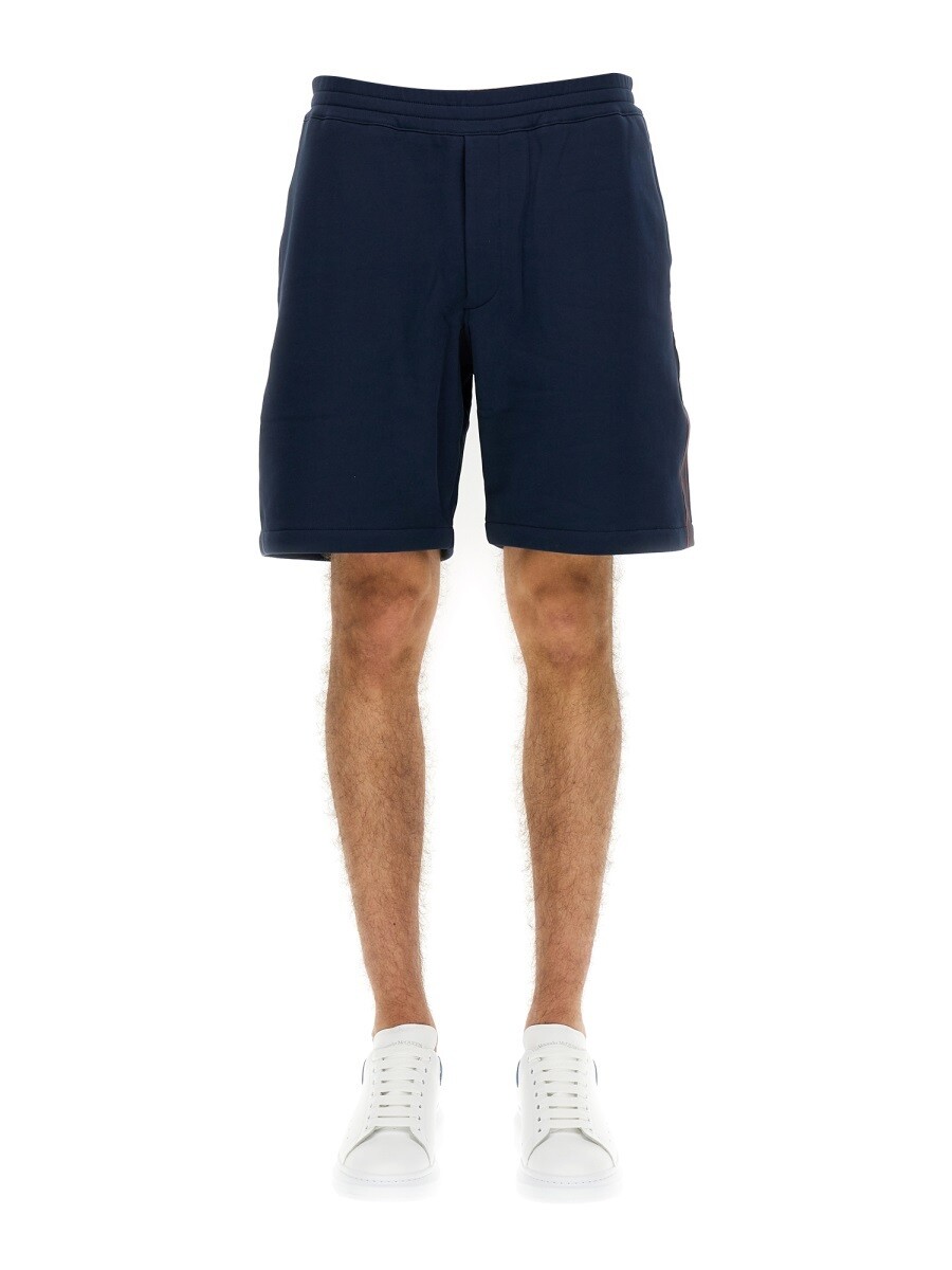 樂天商城 - アレキサンダー マックイーン ALEXANDER MCQUEEN ショーツ メンズ ブルー Shorts 240957 関税 送料無料 2022AW el