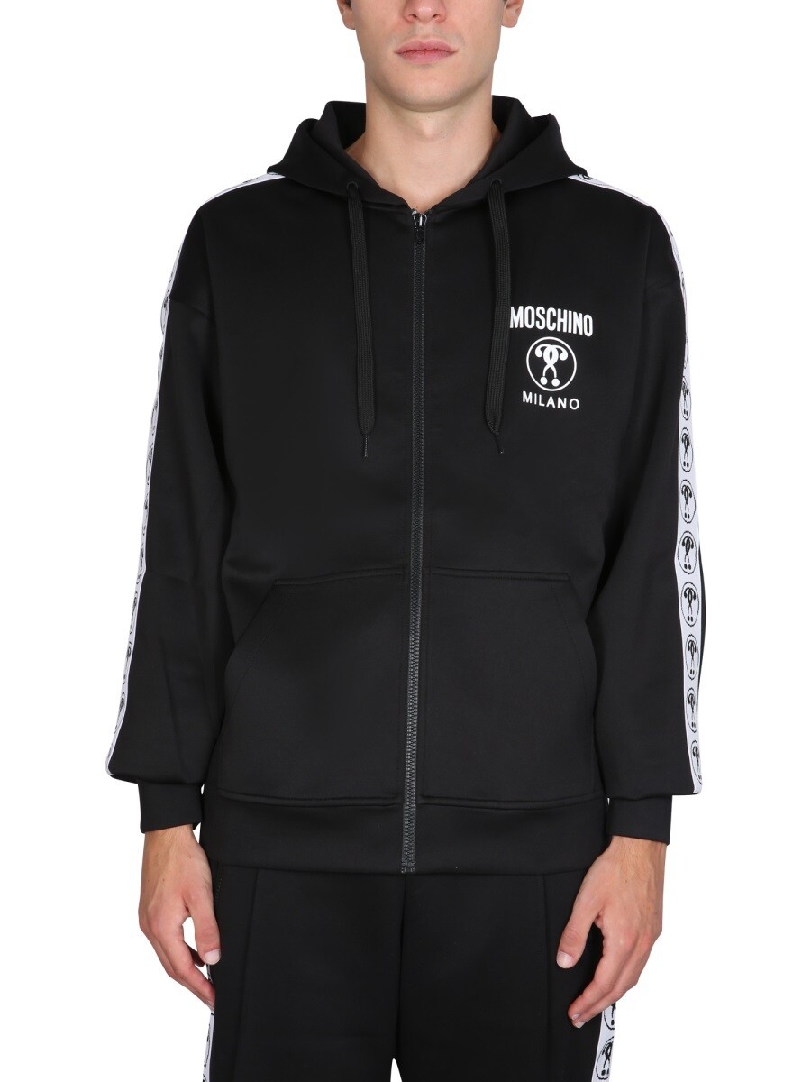 モスキーノ MOSCHINO トラックスーツ セットアップ メンズ ブラック TRACK SUITS 255445 関税 送料無料 ラッピング無料 2022AW el