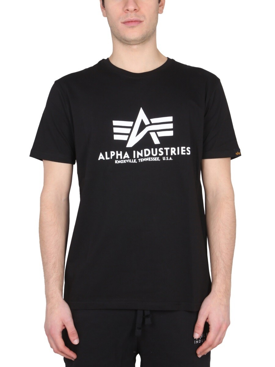 アルファ インダストリーズ ALPHA INDUSTRIES Tシャツ メンズ ブラック T-shirts 258818 関税 送料無料 ラッピング無料 2022AW el