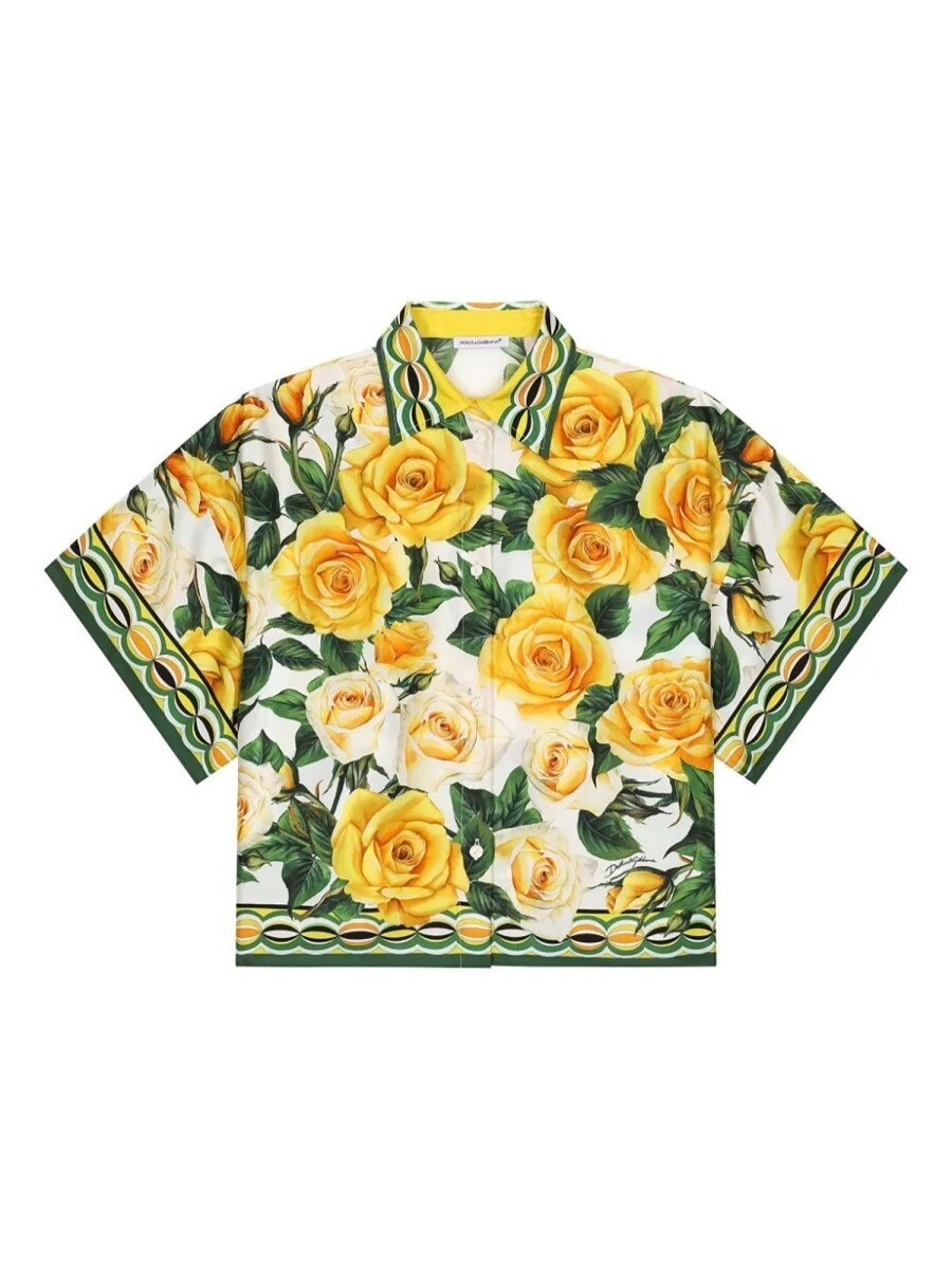 ドルチェ＆ガッバーナ DOLCE&GABBANA ポロシャツ トップス ガールズ ホワイト Polo shirts 318614 関税 送料無料 ラッピング無料 2024SS el