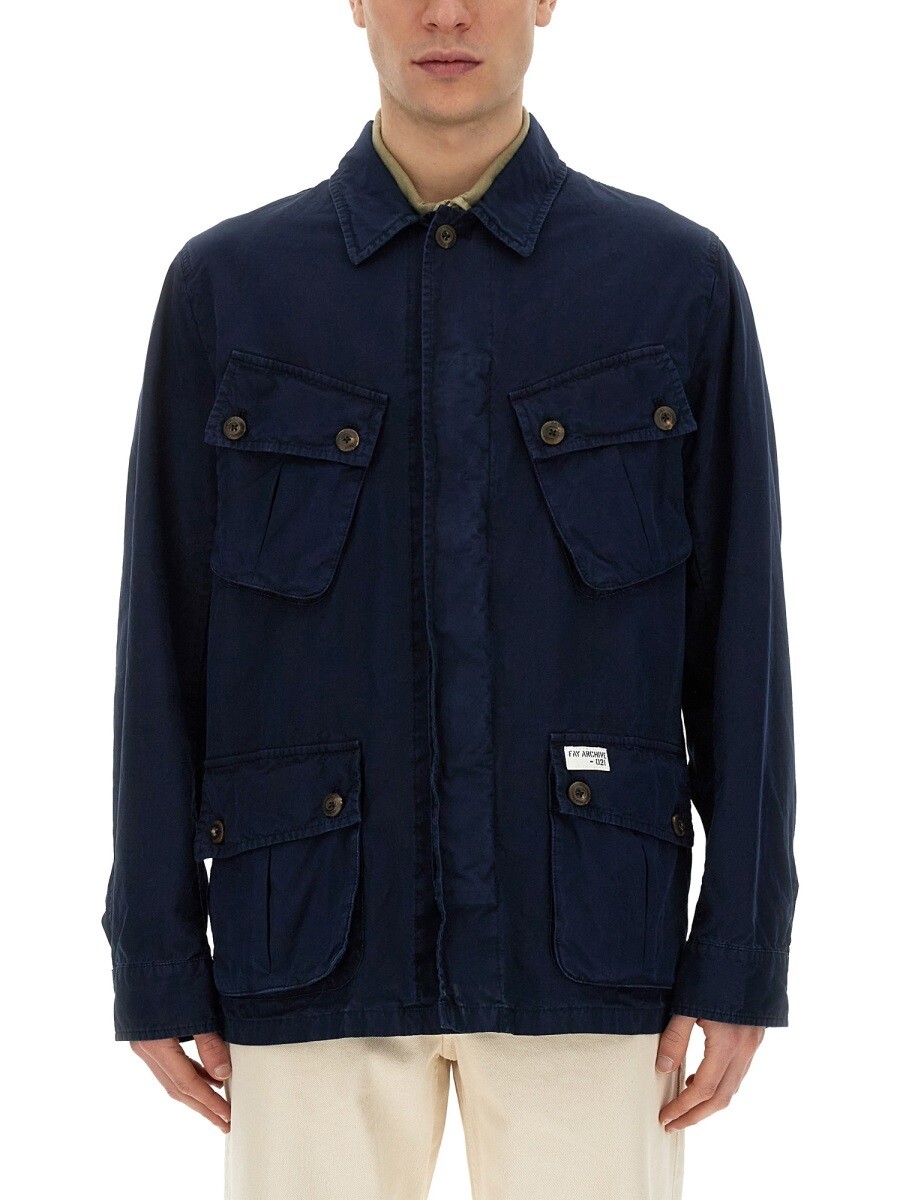 樂天商城 - フェイ FAY ジャケット メンズ ブルー Jackets 317895 関税 送料無料 2024SS el