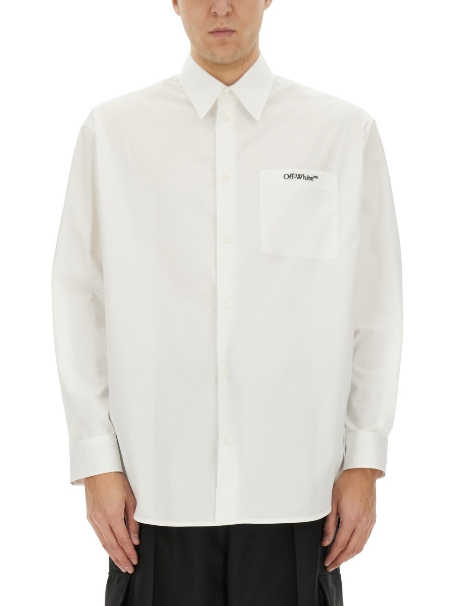 オフホワイト OFF WHITE シャツ メンズ ホワイト Shirts 349457 関税 送料無料 2025SS el