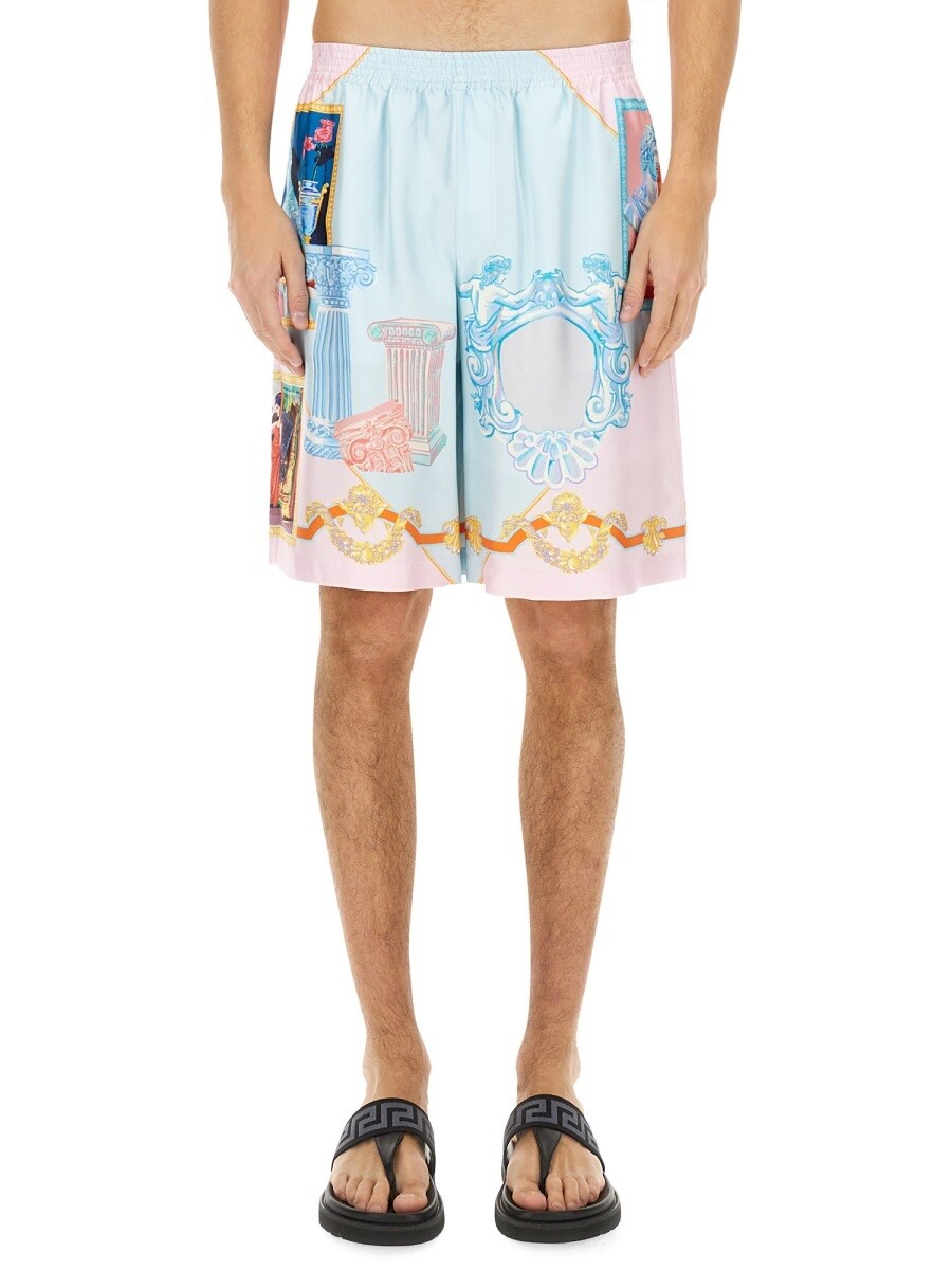 Rakuten - ヴェルサーチ VERSACE ショーツ メンズ Shorts 355891 関税 送料無料 2025SS el