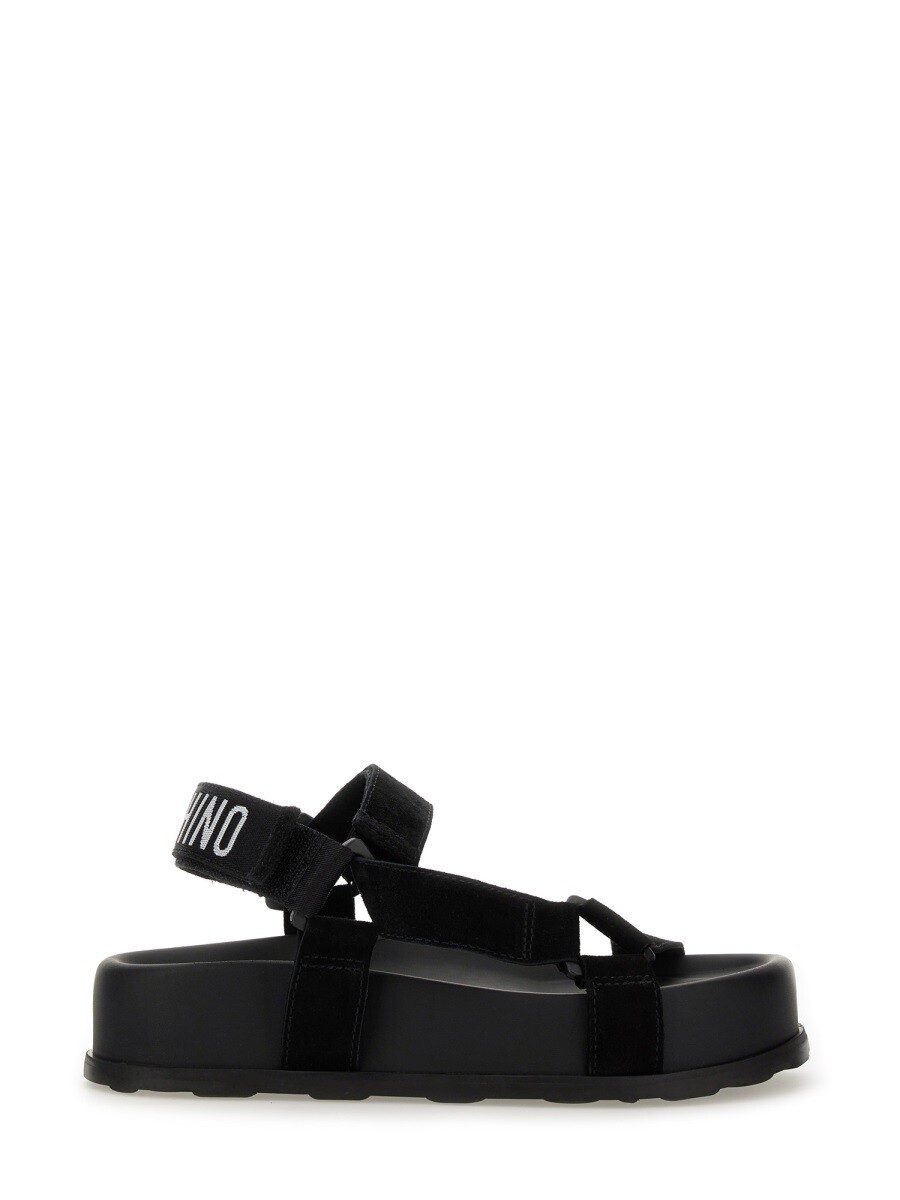 モスキーノ MOSCHINO サンダル レディース ブラック Sandals 360237 関税 送料無料 2025SS el