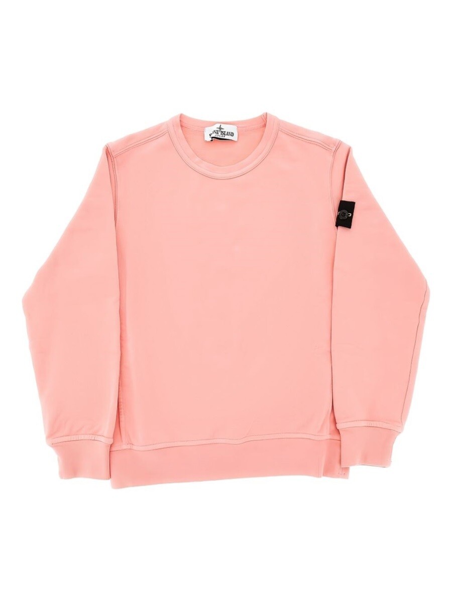 ストーンアイランド STONE ISLAND クルーネックスウェットシャツ トレーナー ボーイズ ピンク Crew neck sweatshirts 394859 関税 送料無料 ラッピング無料 2026SS el