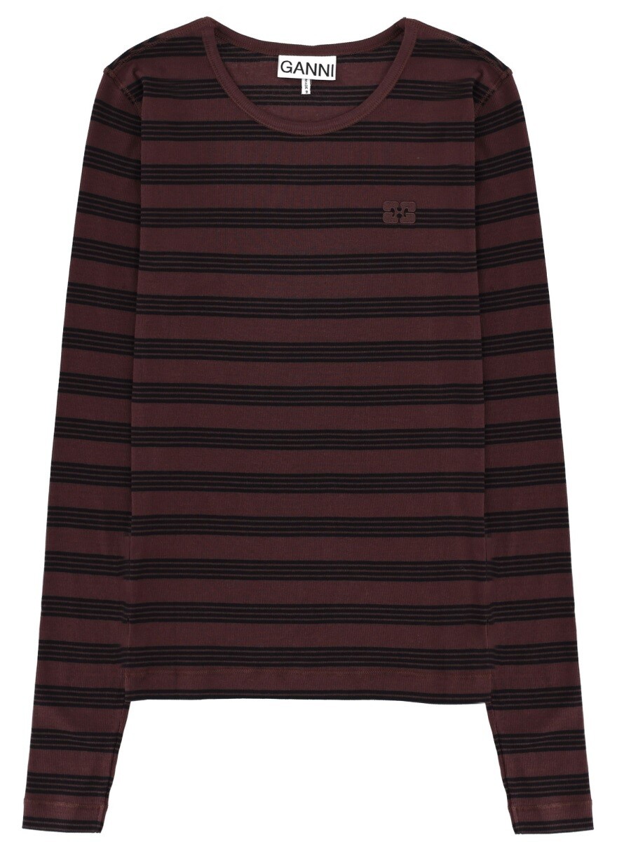 ガニー GANNI ポロシャツ Tシャツ レディース ブラウン T-shirts and polo shirts 397847 関税 送料無料 2026SS el