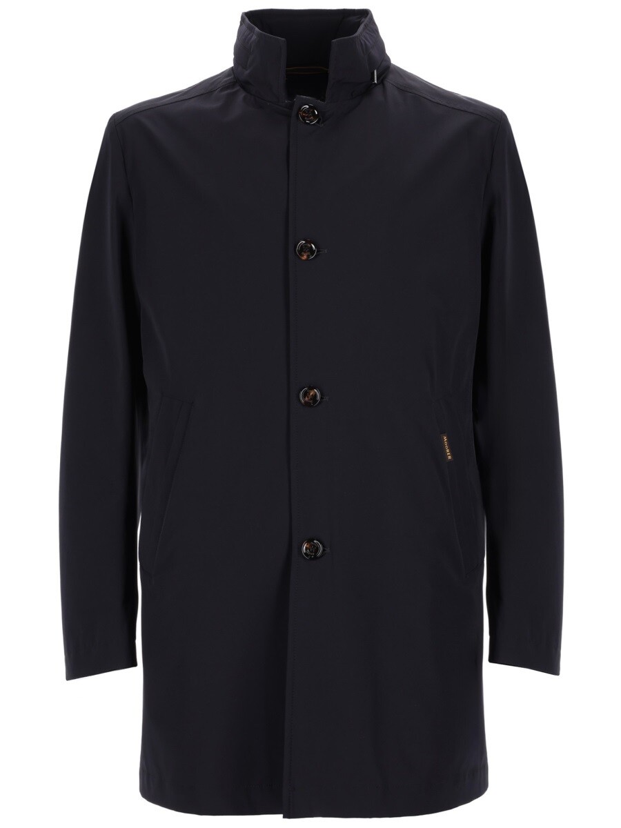 ムーレー MOORER トレンチ コート メンズ ブルー Coats and Trench 398610 関税 送料無料 2026SS el