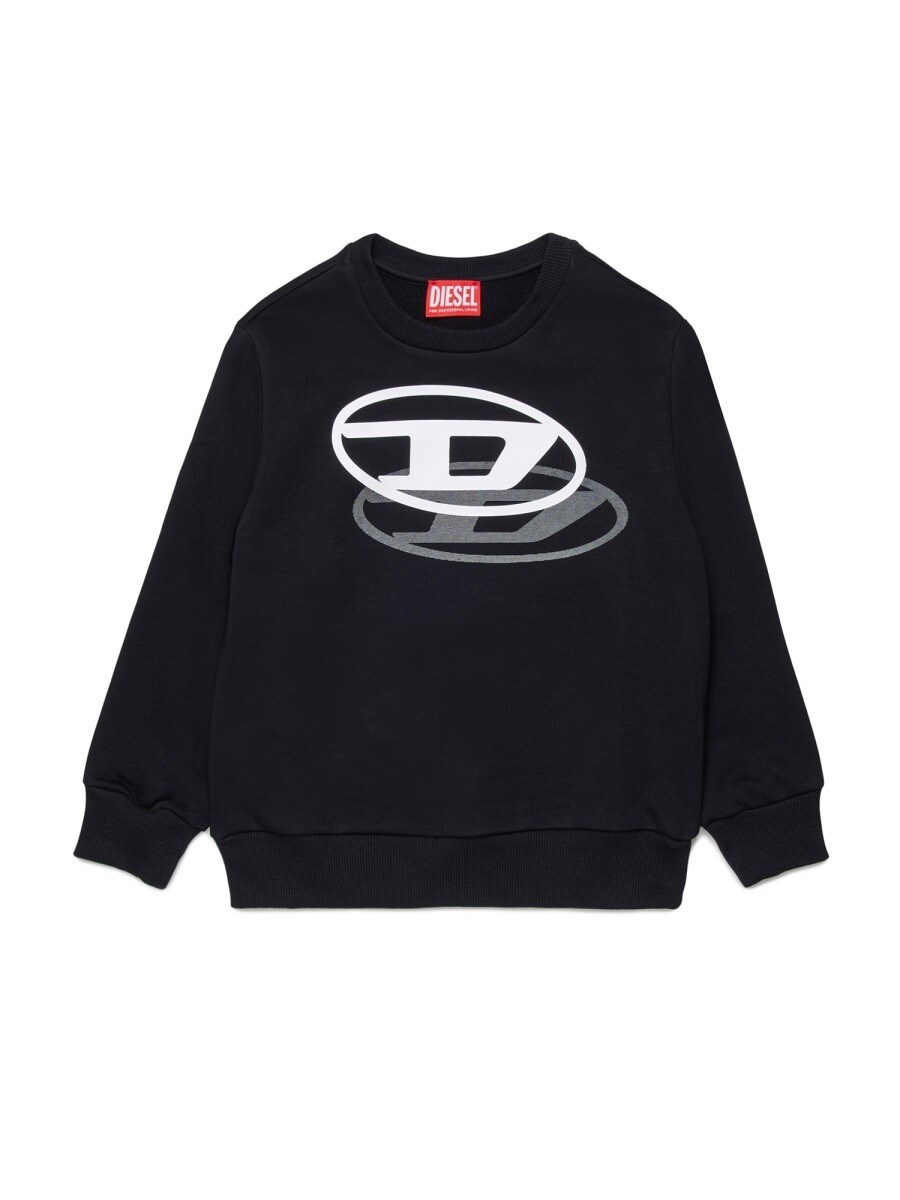 ディーゼル DIESEL クルーネックスウェットシャツ トレーナー ボーイズ ブラック Crew neck sweatshirts 403087 関税 送料無料 ラッピング無料 2026SS el