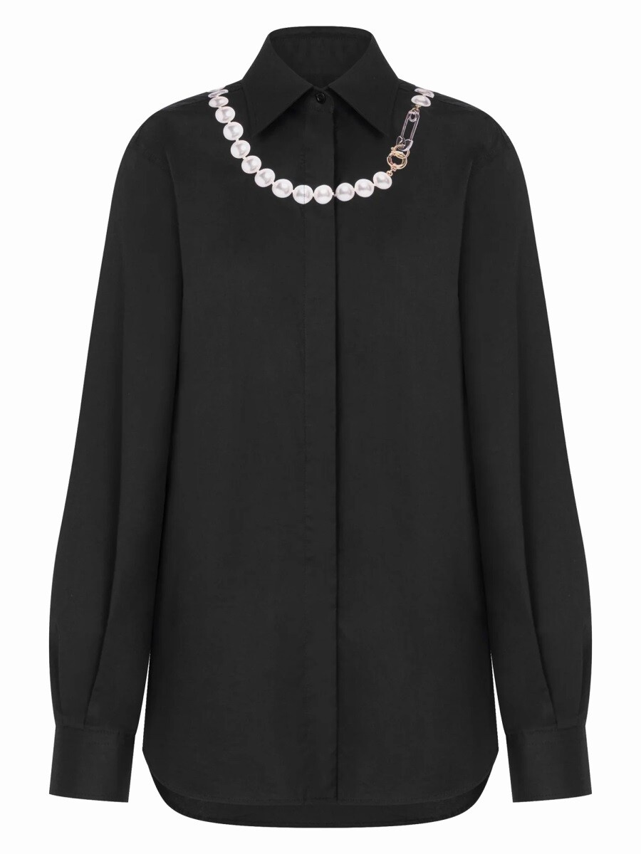 �⥹������ MOSCHINO ����� ��ǥ����� �֥�å� Shirts 410485 ���� ����̵�� ��åԥ�̵�� 2026SS el