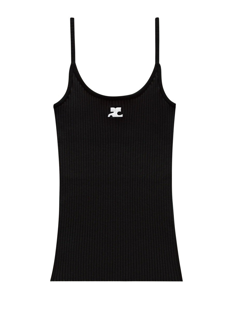 クレージュ COURREGES Tシャツ トップス レディース ブラック T-shirts and tops 397915 関税 送料無料 2026SS el