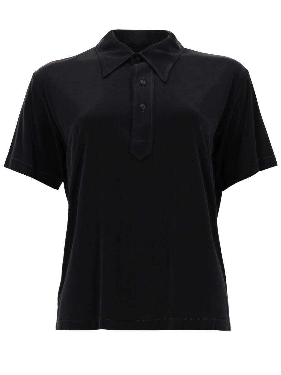 メゾン マルジェラ MAISON MARGIELA ポロシャツ レディース ブラック Polo 403658 関税 送料無料 2026SS el