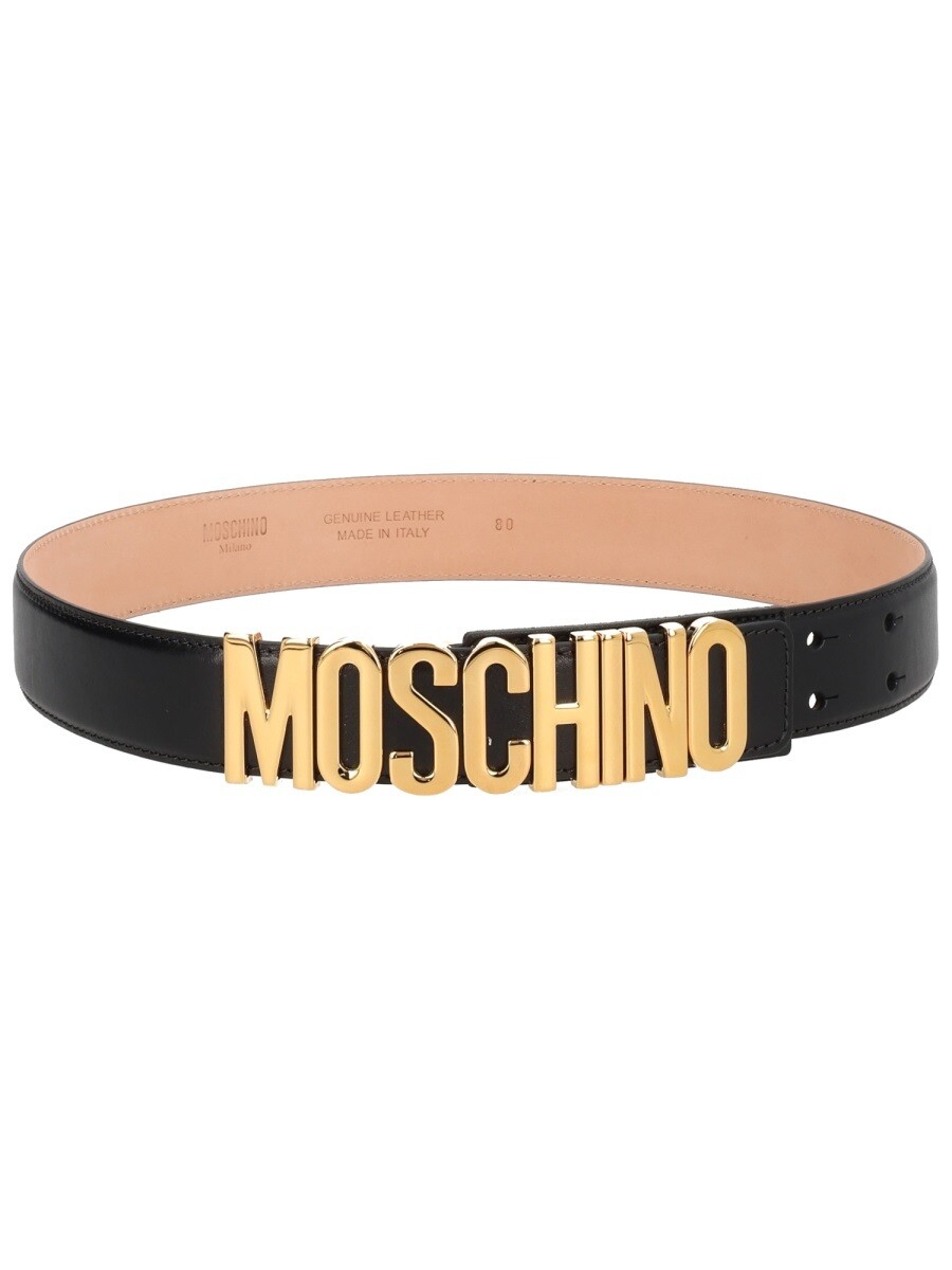 モスキーノ MOSCHINO ベルト レディース ブラック Belts 410849 関税 送料無料 ...