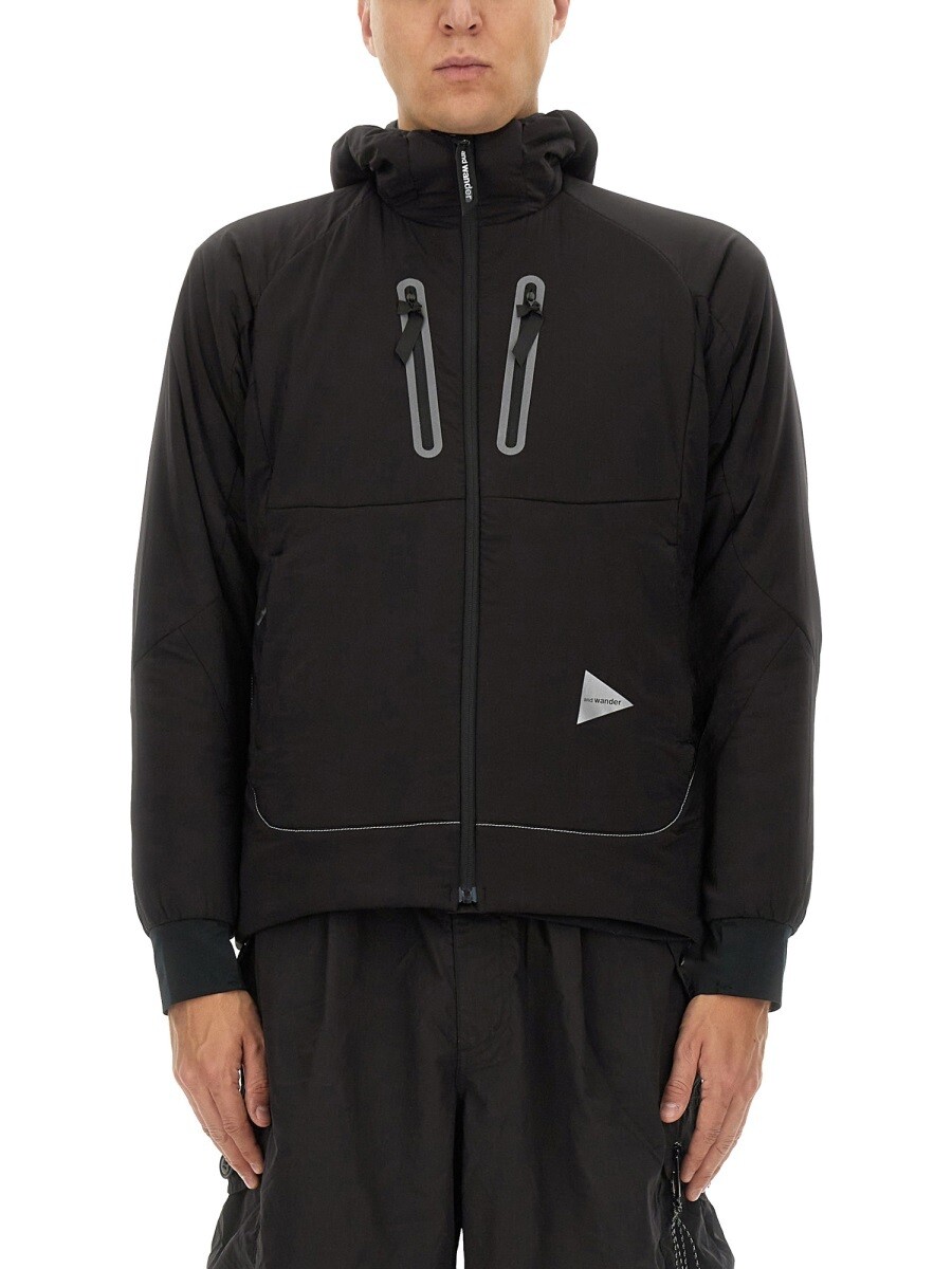 アンドワンダー AND WANDER スウェットシャツ トレーナー メンズ ブラック Sweatshirts 340825 関税 送料無料 ラッピング無料 2024AW el
