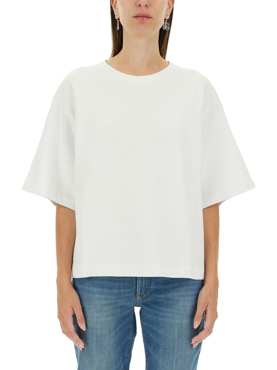 �ɥ����&���åС��� DOLCE&GABBANA �ݥ������ T����� ��ǥ����� �ۥ磻�� T-shirts and polo shirts 337465 ��...