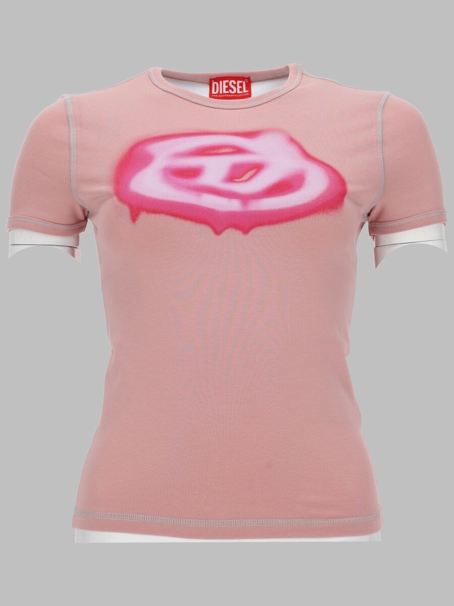 Rakuten - ディーゼル DIESEL ポロシャツ Tシャツ レディース ピンク T-shirts and polo shirts 404223 関税 送料無料 2026SS el