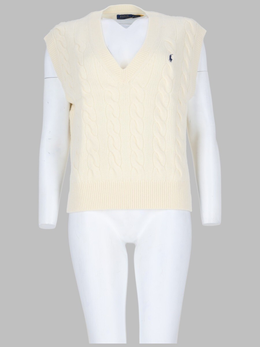 ラルフローレン POLO RALPH LAUREN ジレ ベスト レディース ホワイト Vests 415150 関税 送料無料 2026AW el