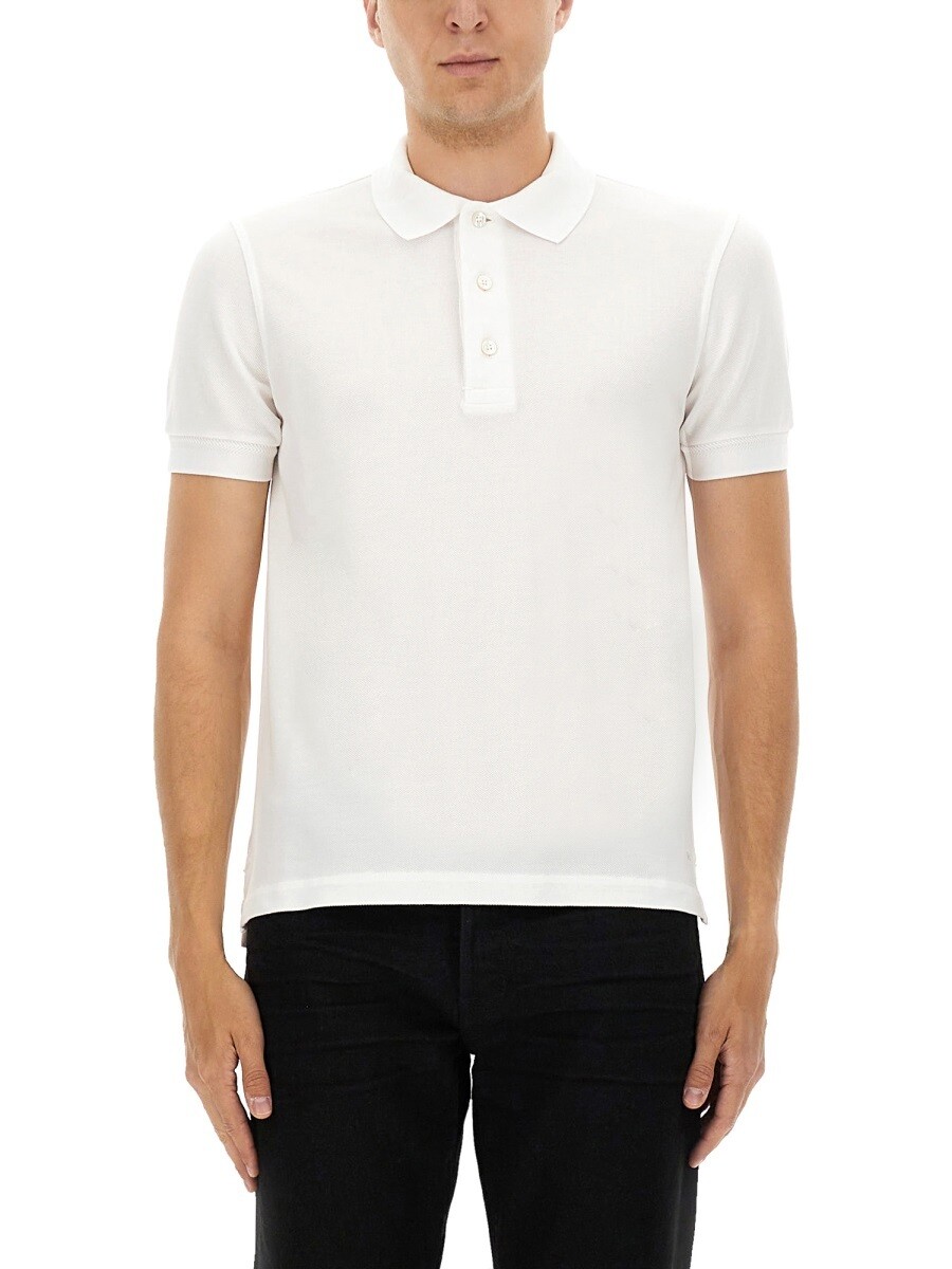 �ȥ� �ե����� TOM FORD �ݥ������ ��� �ۥ磻�� Polo shirts 362477 ���� ����̵�� ��åԥ�̵�� 2025AW el