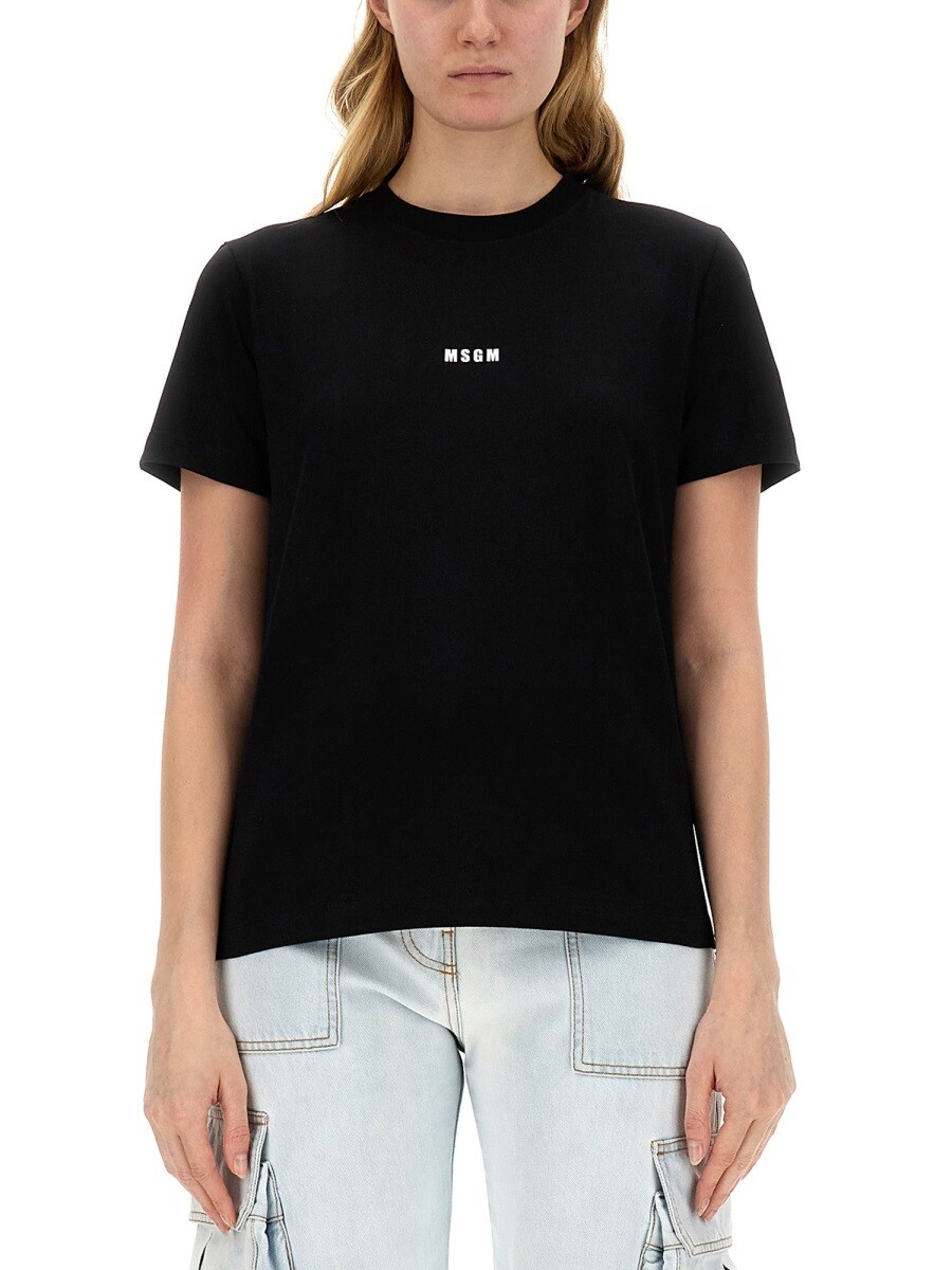 ���२���������� MSGM �ݥ������ T����� ��ǥ����� �֥�å� T-shirts and polo shirts 362373 ���� ����̵�� ��åԥ�...