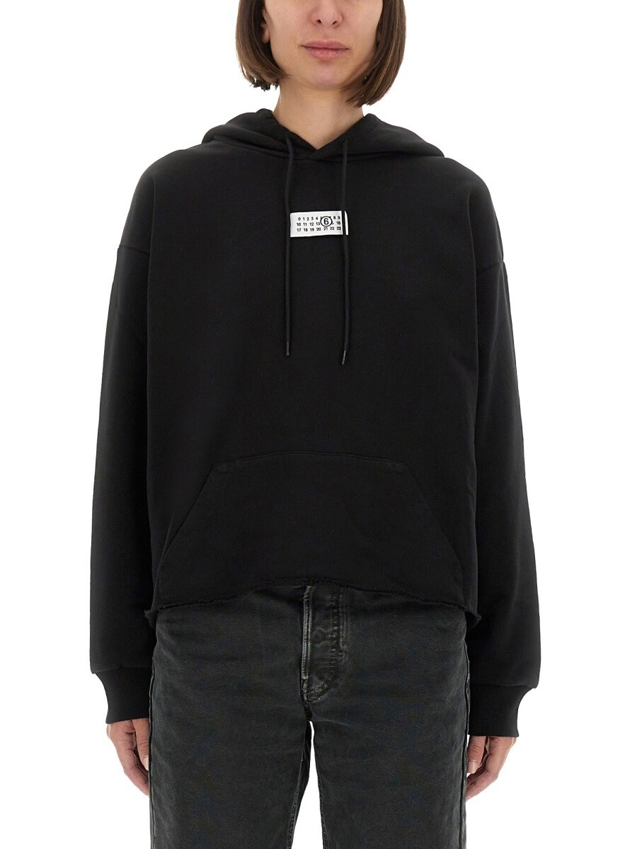 ���२��6 �᥾�� �ޥ른���� MM6 MAISON MARGIELA �ȥ졼�ʡ� ��ǥ����� �֥�å� Sweatshirts 364284 ���� ����̵�� ...