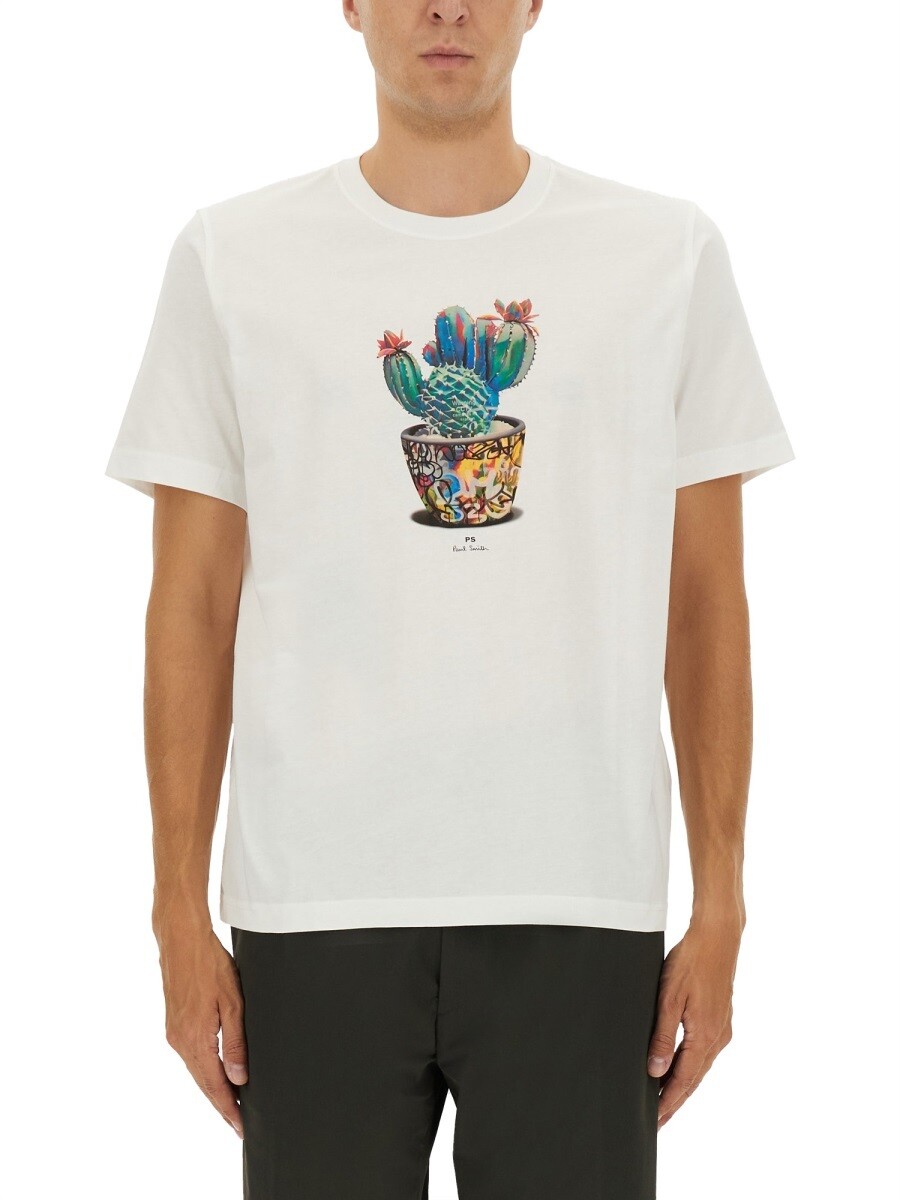 �ݡ��륹�ߥ� PAUL SMITH T����� ��� �ۥ磻�� T-shirts 363855 ���� ����̵�� ��åԥ�̵�� 2025AW el