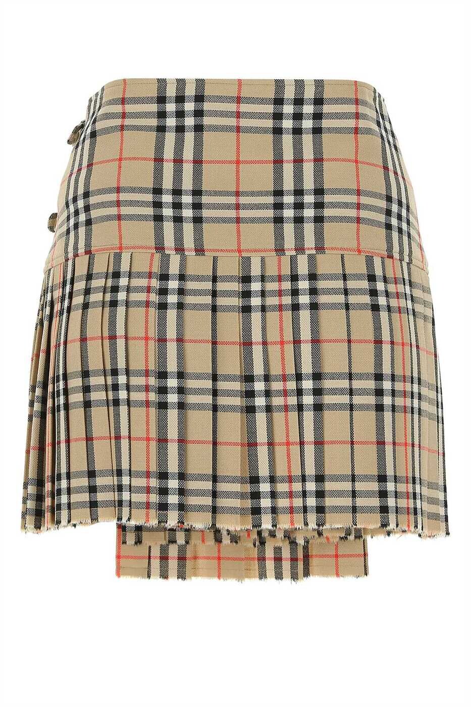 バーバリー BURBERRY スカート レディース Skirts 8025832 A7028 Checked 関税 2026AW courage-store-21843726 BRANDSHOP「il Tesoro」 サンプル画像2