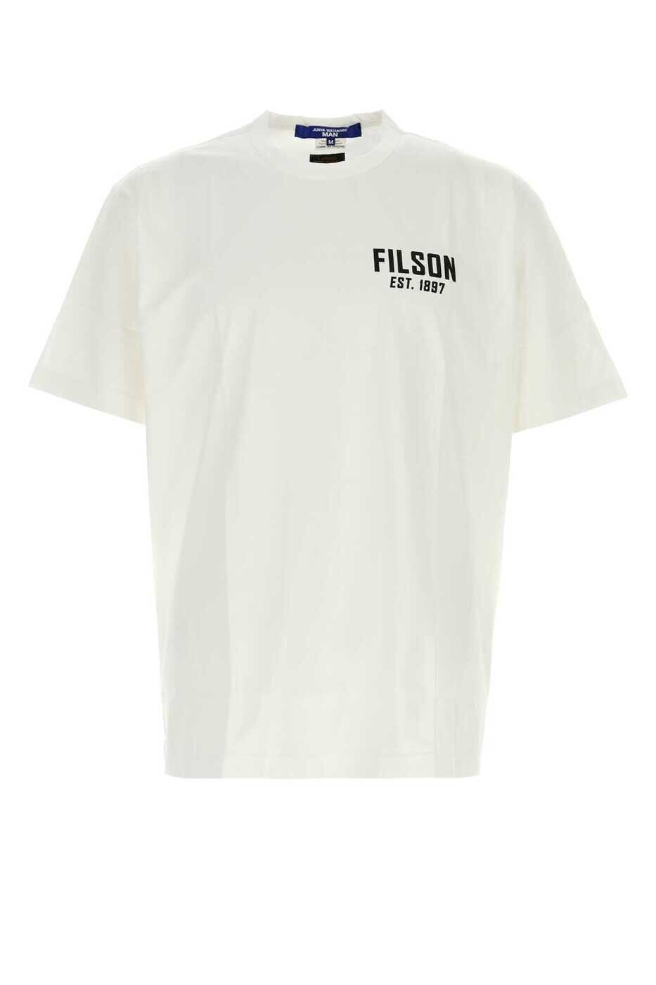 ジュンヤ ワタナベ コム デ ギャルソン JUNYA WATANABE COMME DES GARCONS Tシャツ メンズ ホワイト T-shirts WPT002W25 WHITEXBLACK White 関税 送料無料 2025AW gb