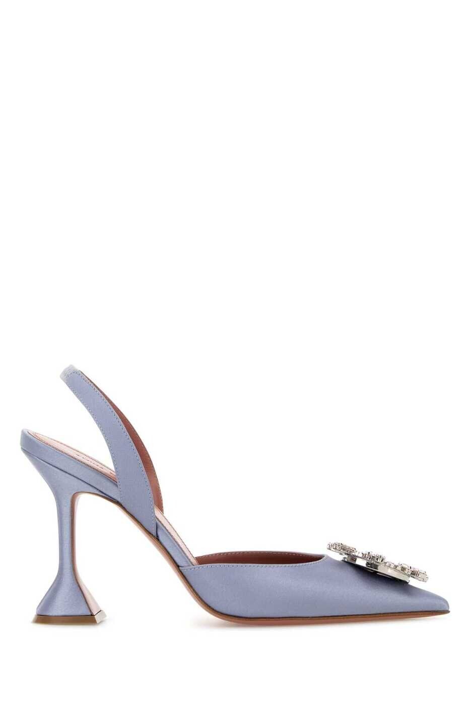 アミナ モアディ AMINA MUADDI ハイヒール パンプス レディース ブルー High heels BEGUMSLING95 LILACGREY Light Blue 関税 送料無料 2026AW gb