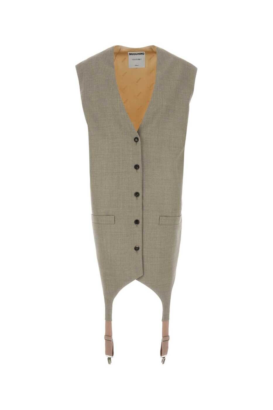 モスキーノ MOSCHINO ジレ ベスト レディース マルチカラー Vests J04425417 3082 Multicoloured 関税 送料無料 2024AW gb