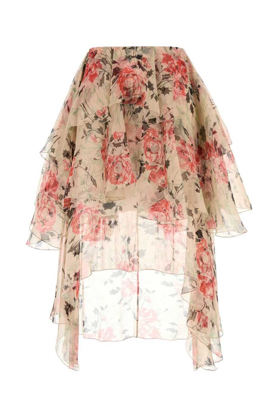 ロエベ LOEWE スカート レディース Skirts S540Y08XBE MULTICOLOR Floral 関税 送料無料 2025SS gb