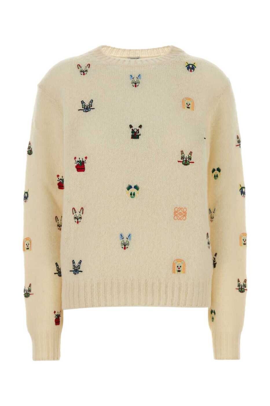 ロエベ LOEWE セーター ニットウェア レディース イエロー Knitwear S359Y14KIH WHITEMULTICOLOR Yellow 関税 送料無料 2026SS gb
