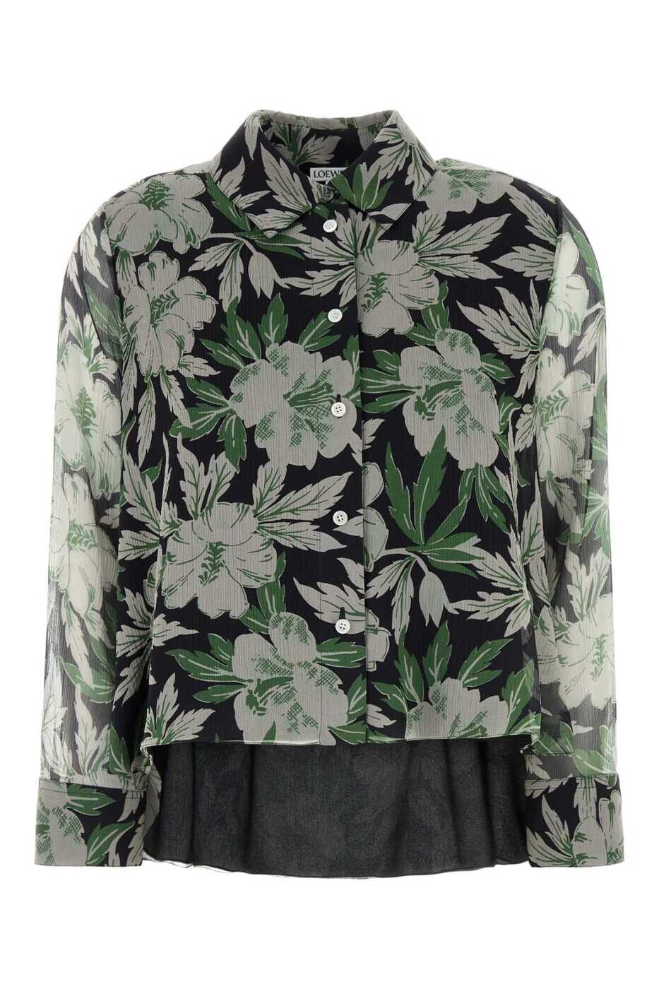 ロエベ LOEWE シャツ レディース Shirts S540Y05XBJ MULTICOLOR Floral 関税 送料無料 2025SS gb