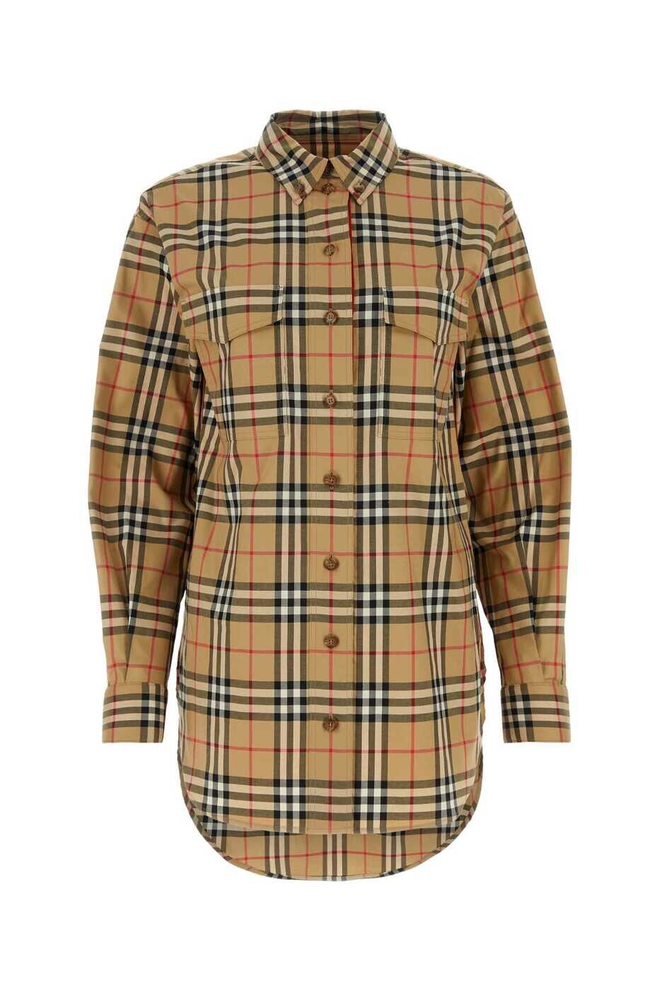 バーバリー BURBERRY シャツ レディース Shirts 8083146 A7028 Checked 関税 2026AW courage-store-21845542 BRANDSHOP「il Tesoro」 パッケージ画像