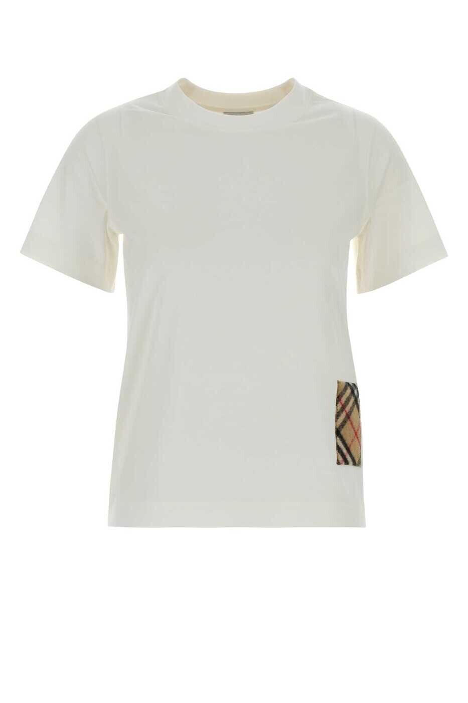 バーバリー BURBERRY ポロシャツ Tシャツ レディース ホワイト T-shirts and polo shirts 81 courage-store-21884190 BRANDSHOP「il Tesoro」 パッケージ画像