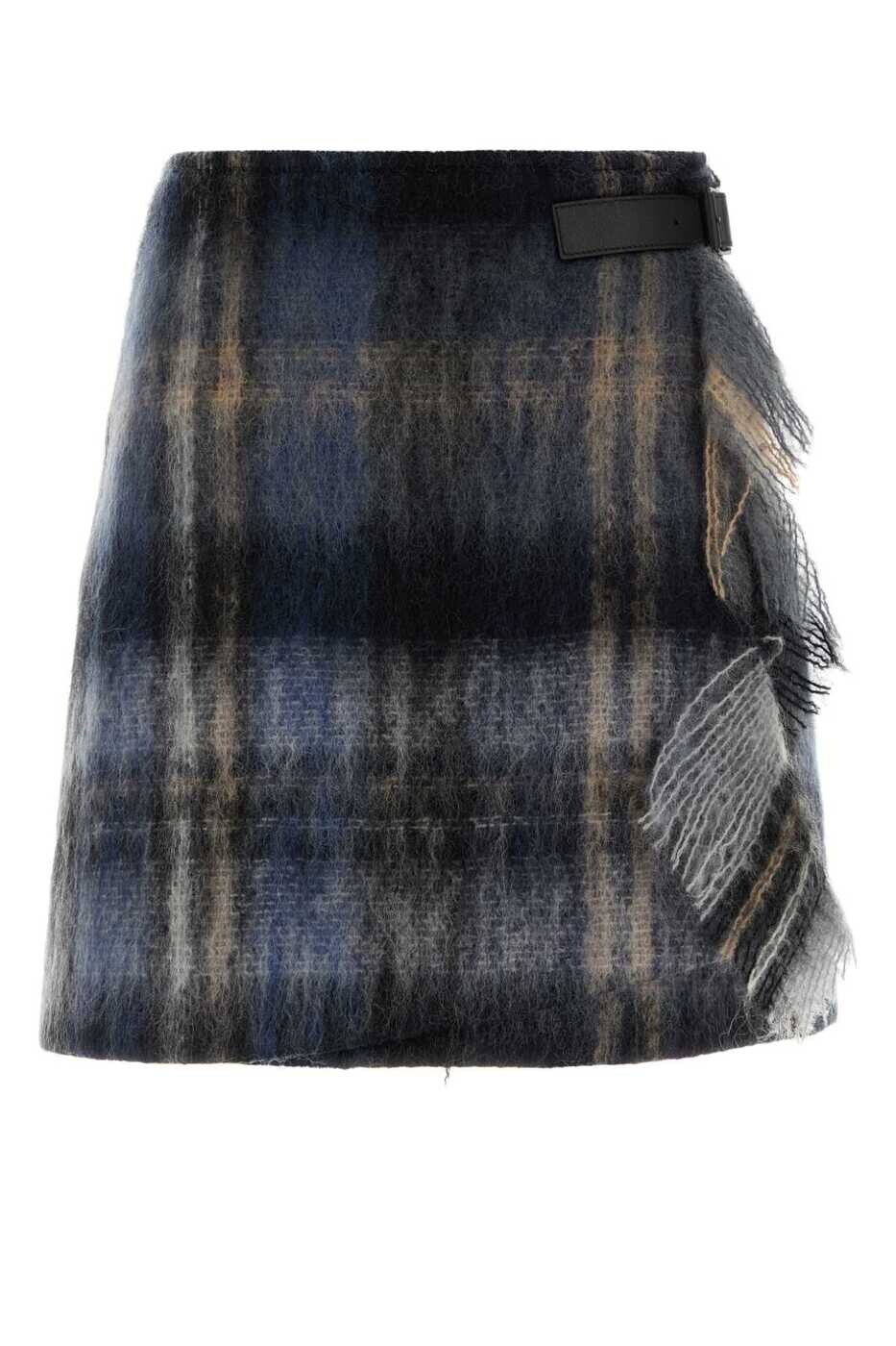 ロエベ LOEWE スカート レディース Skirts S540Y08XC0 BLUEMULTICOLOR Checked 関税 送料無料 2025AW gb