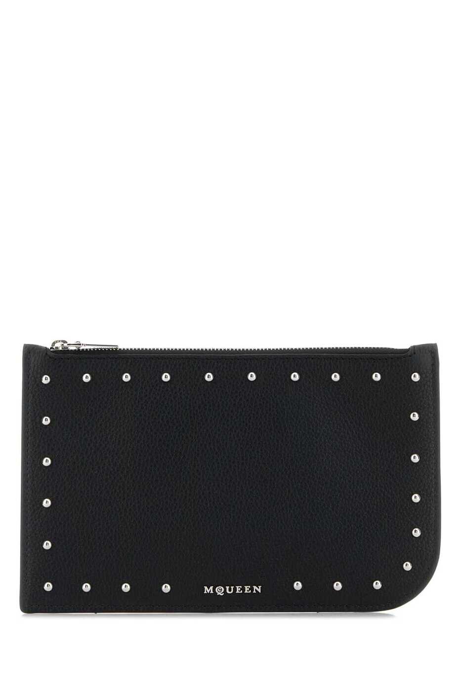 アレキサンダー マックイーン ALEXANDER MCQUEEN カードホルダー 財布 メンズ ブラック Wallets and Card Holders 813547AXZ11 1000 Black 関税 送料無料 2025SS gb