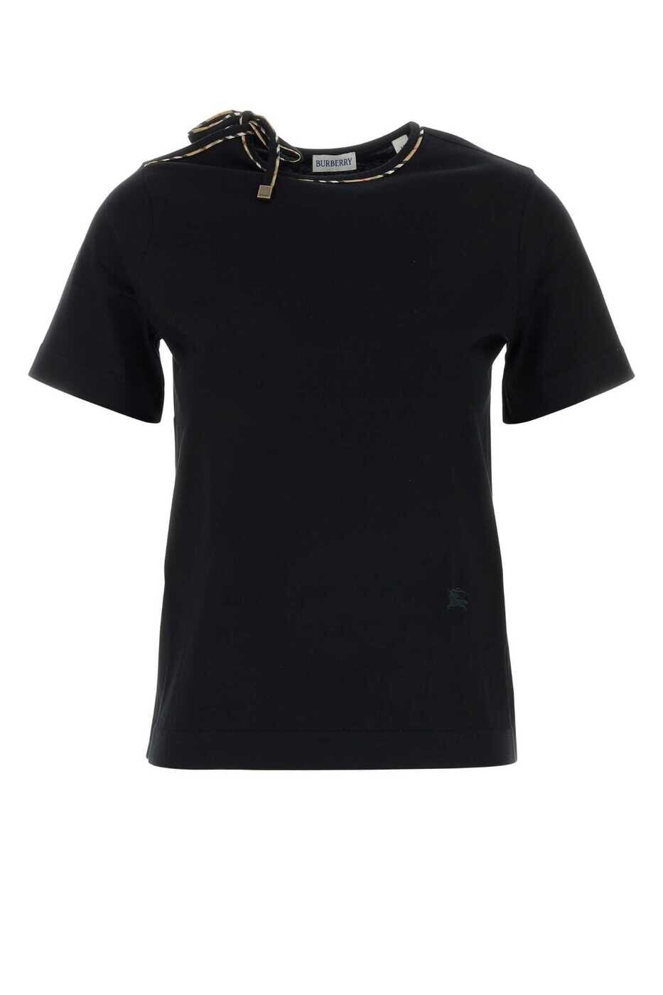 バーバリー BURBERRY ポロシャツ Tシャツ レディース ブラック T-shirts and polo shirts 8126134 A1189 Black 関税 送料無料 2026AW gb