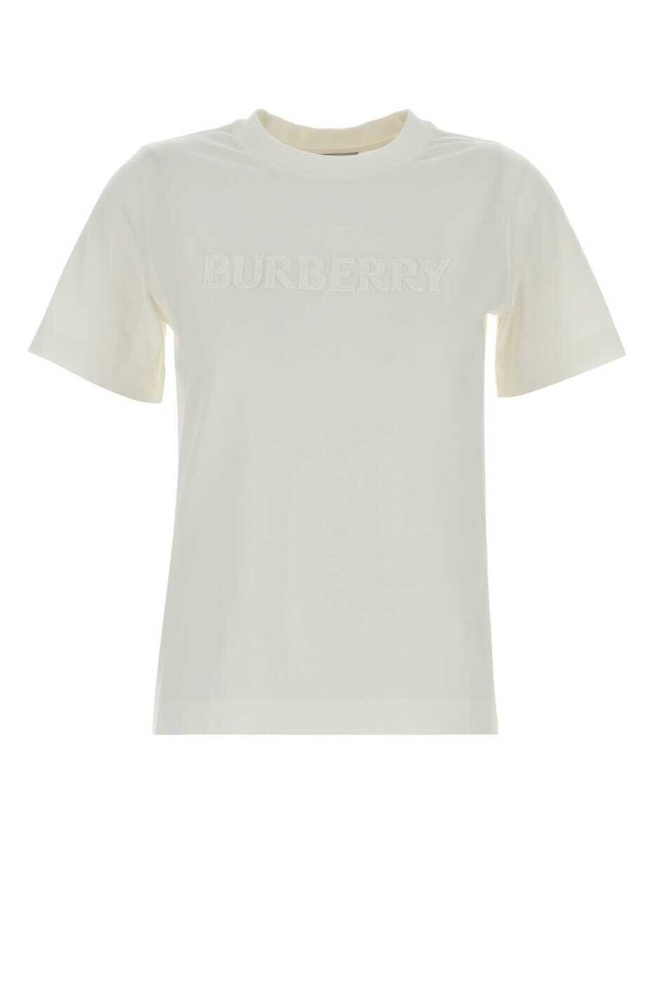 バーバリー BURBERRY ポロシャツ Tシャツ レディース ホワイト T-shirts and polo shirts 8118966 B7078 White 関税 送料無料 2026SS gb