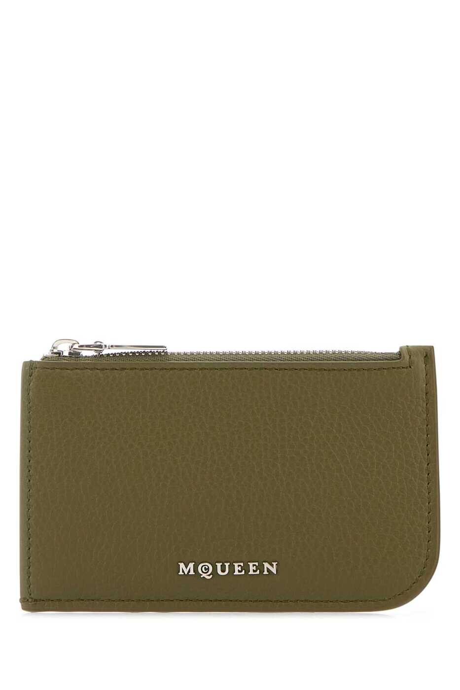 アレキサンダー マックイーン ALEXANDER MCQUEEN カードホルダー 財布 メンズ グリーン Wallets and Card Holders 8135461VDCC 3217 Green 関税 送料無料 2025SS gb