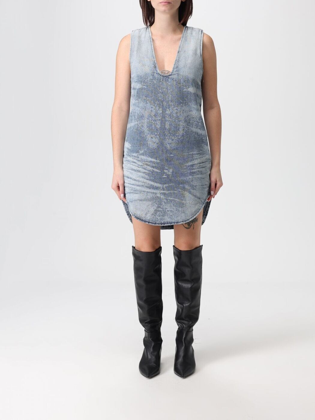 ディーゼル DIESEL ワンピース ドレス レディース ブルー Dr...(4.0)