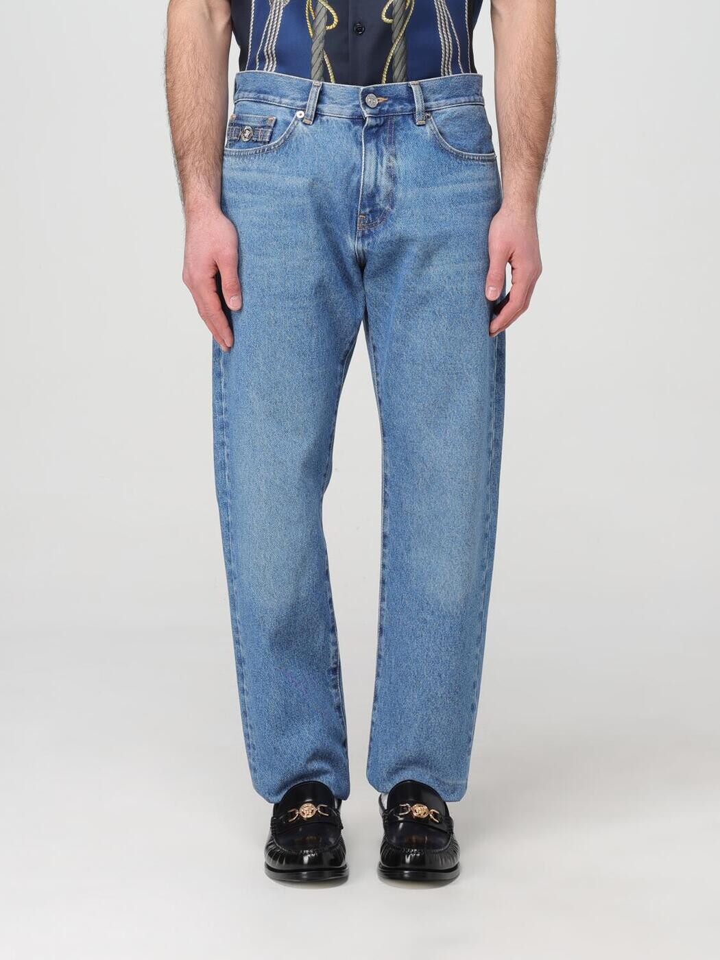 ヴェルサーチ VERSACE デニム メンズ ブルー Jeans 10108161A04165 Blue 関税 送料無料 ラッピング無料 2025AW gi