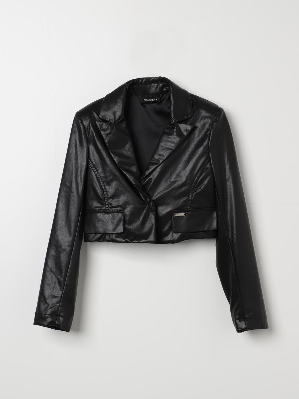 ʥꥶ MONNALISA Х㥱å 㥱å 륺 ֥å Biker jackets 49C1013057 Black  ̵ ...